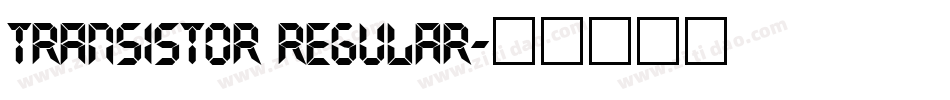 Transistor Regular字体转换